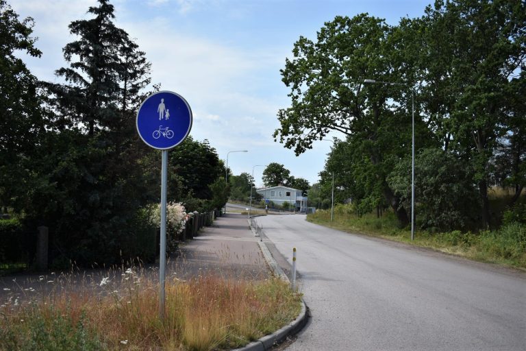 Gång och cykelbana Oskarshamn