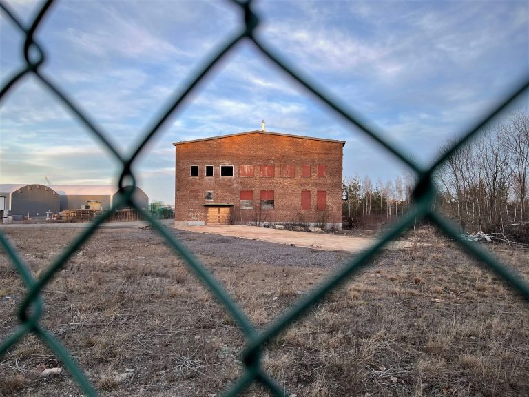 Byggnad från gamla kopparverket i Oskarshamn