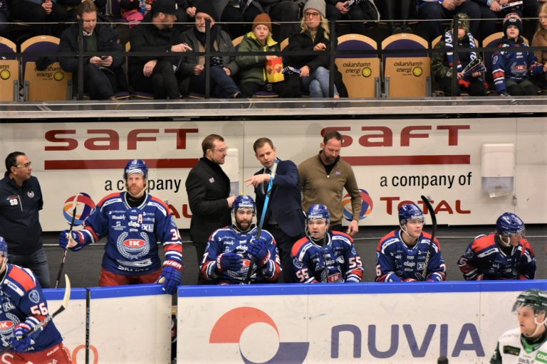 Hockeymatch mellan IK Oskarshamn och Färjestad