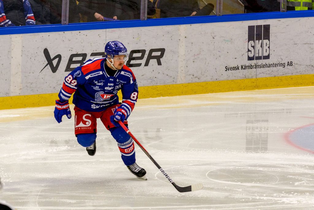 Patrik Karlkvist, IK Oskarshamn, i en slutspelsmatch mot Leksands IF