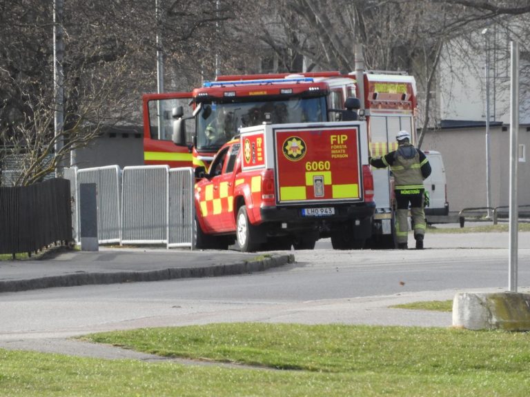 Läsarbild, räddningstjänsten rycker ut i Mönsterås