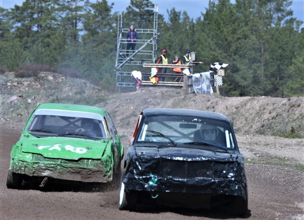 Folkracetävling på Solkustbanan i Forshult, utanför Oskarshamn. Foto: Peter A Rosén