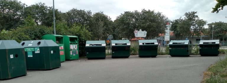 Återvinningsstation i Oskarshamn