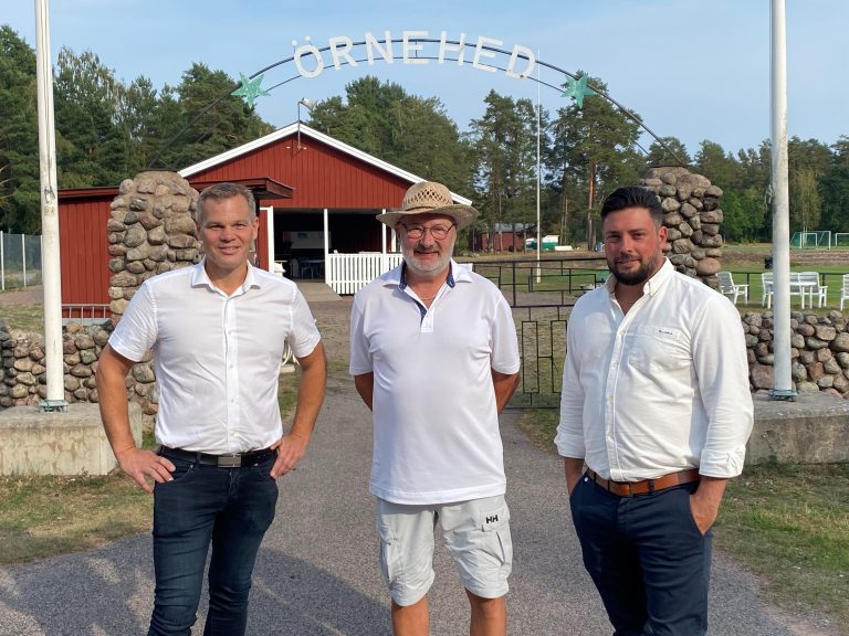 Andreas Erlandsson (S), Roger Ljung (IF Stjärnan) och Lucas Lodge (M)