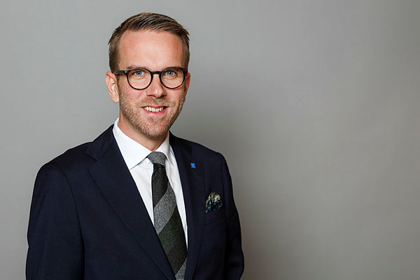 Andreas Carlson, infrastruktur- och bostadsminister