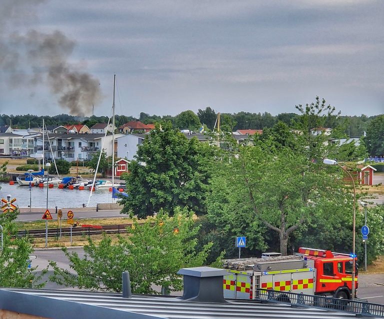 Brand i Mönsterås