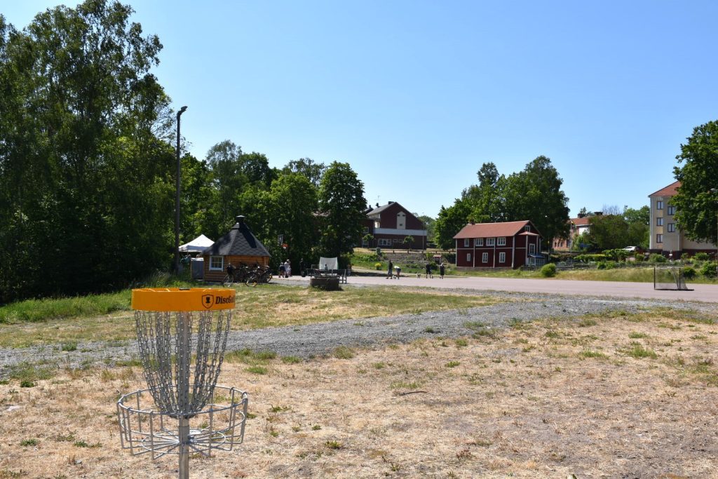 Discgolfbanan på Dämmen i Kristdala