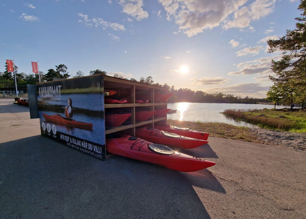 Kayakomaten på Gunnarsö i Oskarshamn