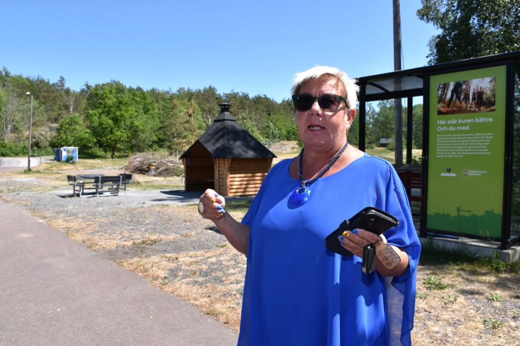 Yvonne Bergvall (S) på Dämmen i Kristdala