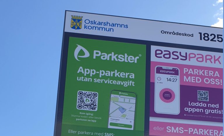 Parkeringsinformation i Oskarshamn