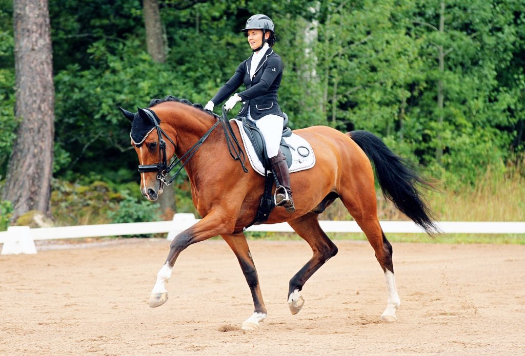 Therese Svensson på banan