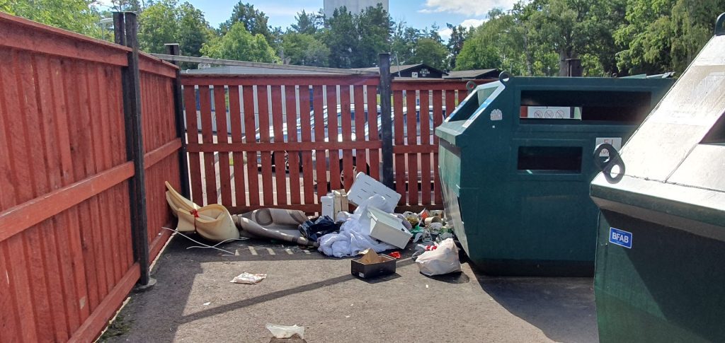 Återvinningsstationen i Södertorn