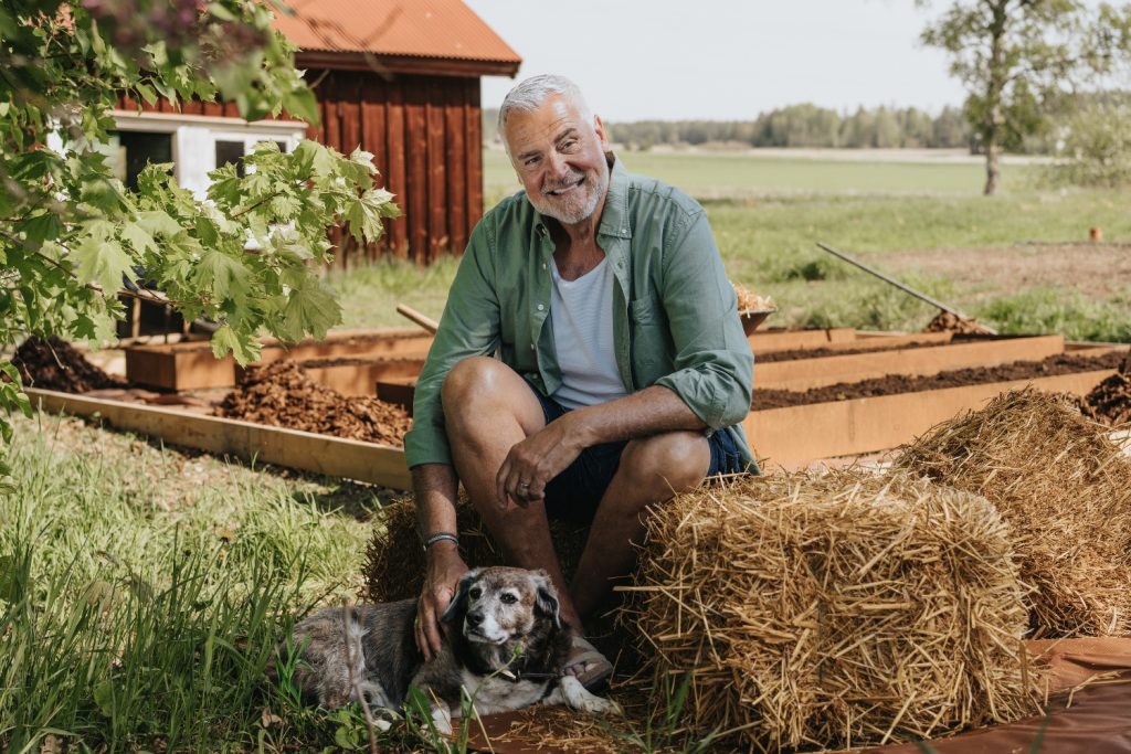 Ernst Kirchsteiger med hund