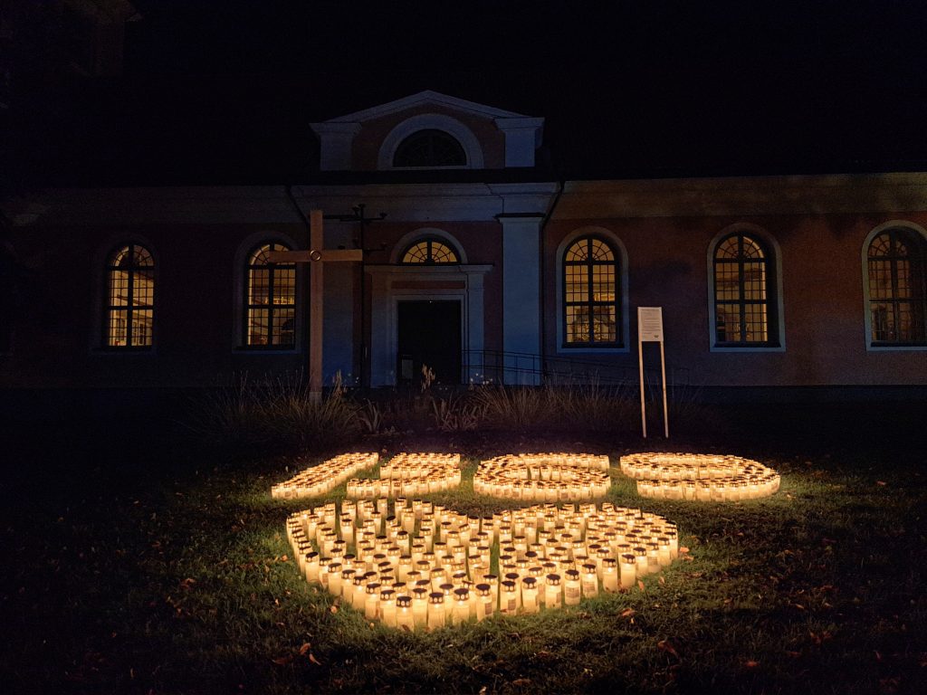 Suicide Zeros ljusmanifestation i Mönsterås