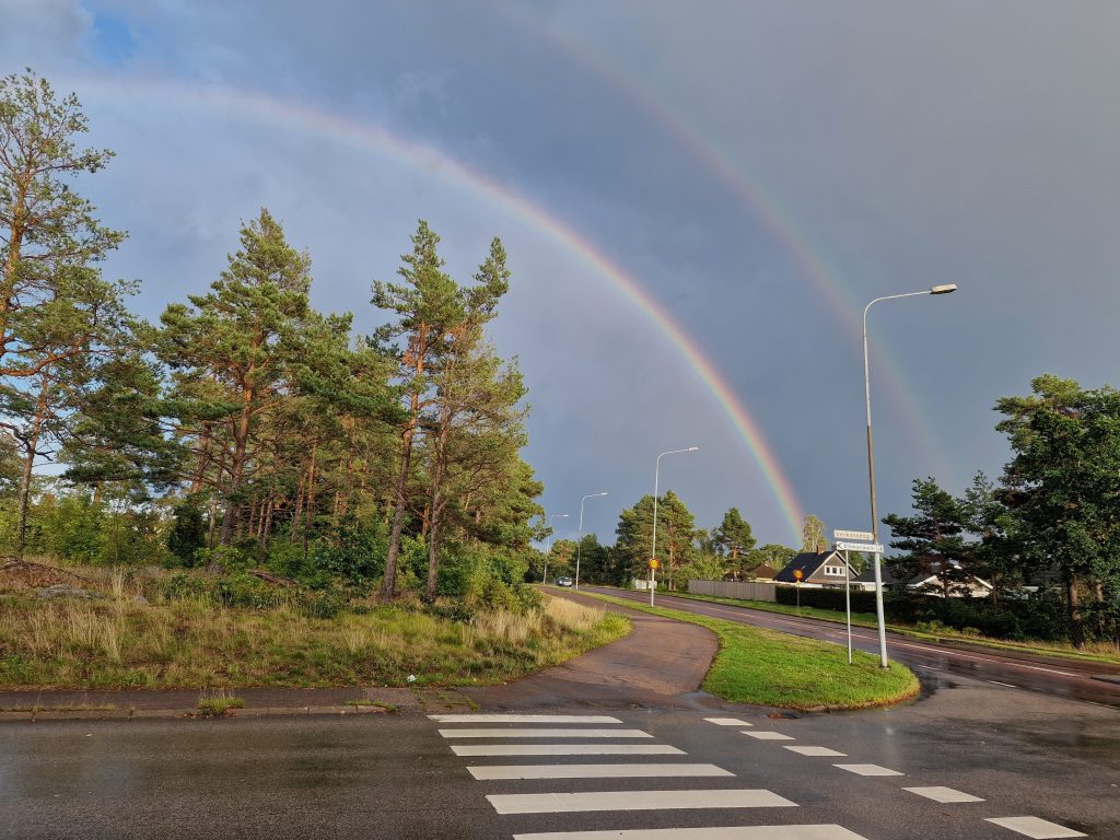 Regnbågar i Oskarshamn