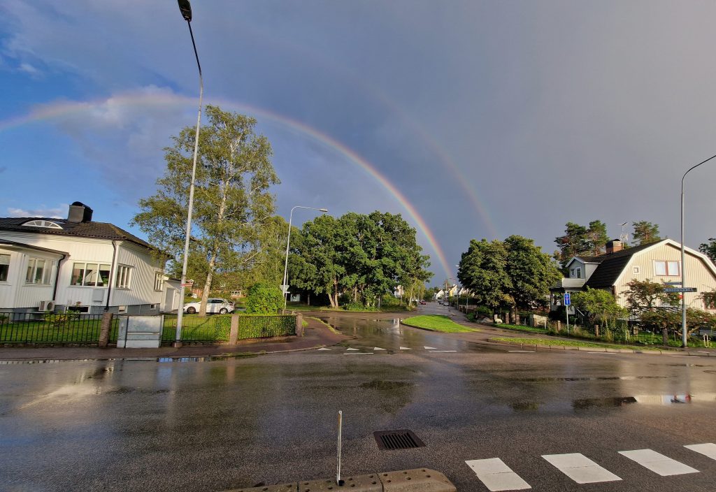 Regnbågar i Oskarshamn