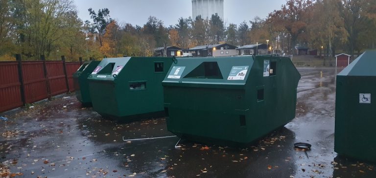 Återvinningsstationen i Södertorn