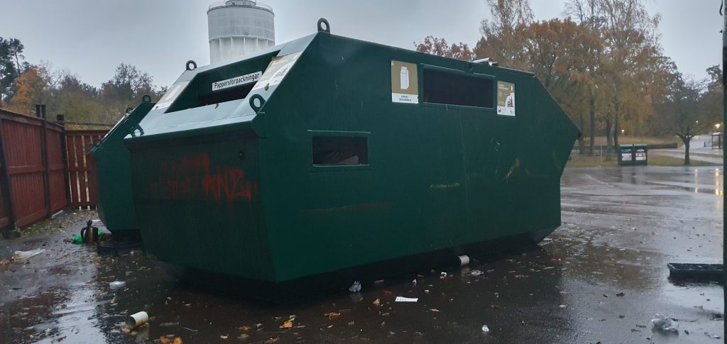 Återvinningsstationen i Södertorn