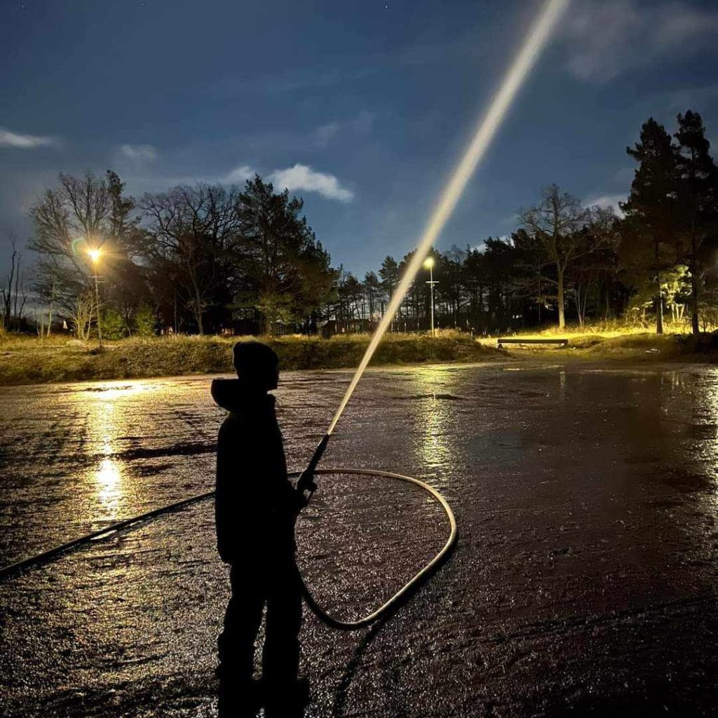 Spola is på Stjärnvallen i Påskallavik