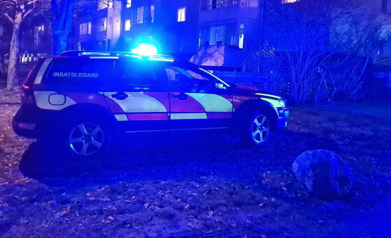 Brand, insatsledare, Kristineberg i Oskarshamn