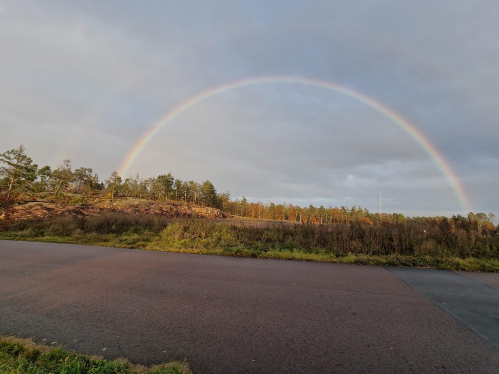 Regnbåge i Oskarshamn