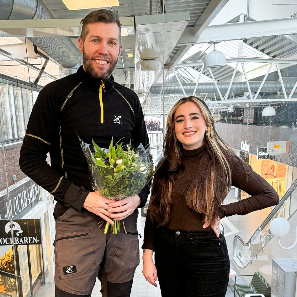 Johan Erlandsson och Nicole Sandoval. Foto: Attraktiva Oskarshamn