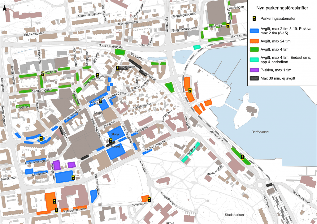 Parkeringskarta, Oskarshamn