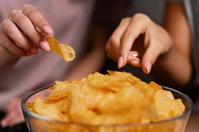 Skål med chips