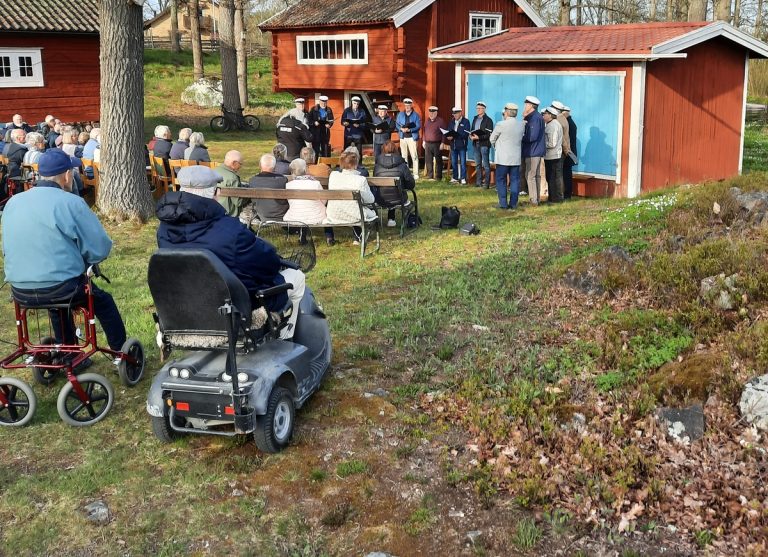 Valborg, valborgsfirande i Kristdala