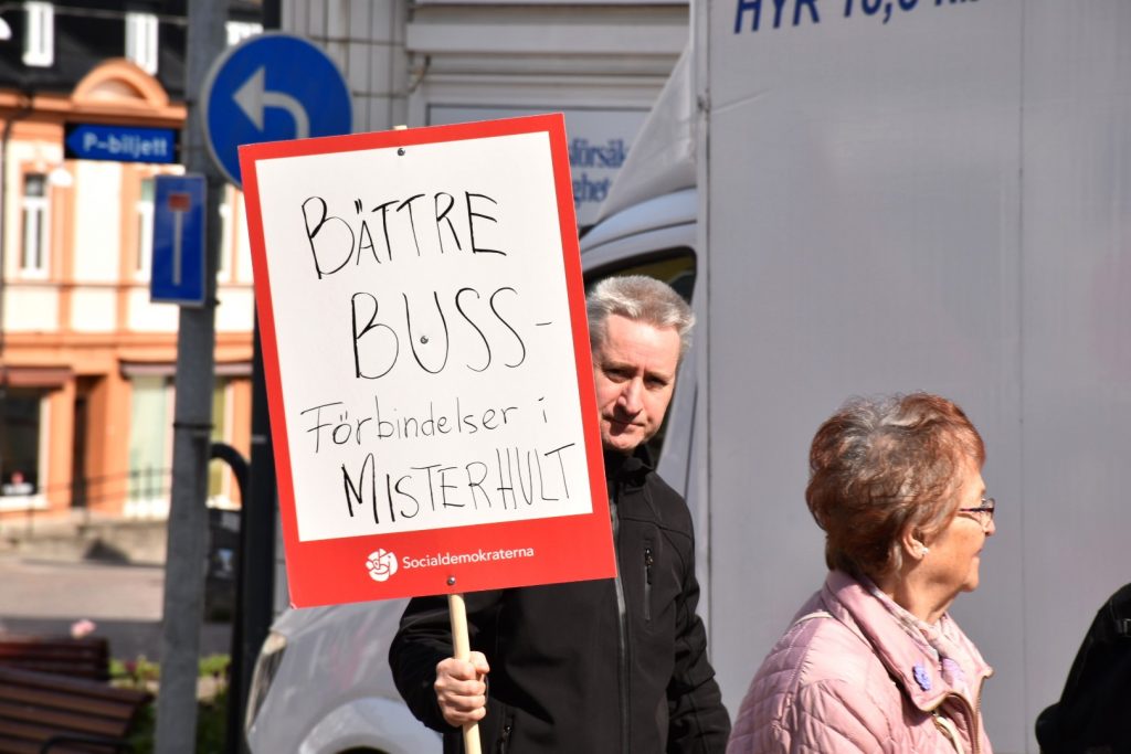 Förstamajtåg i Oskarshamn