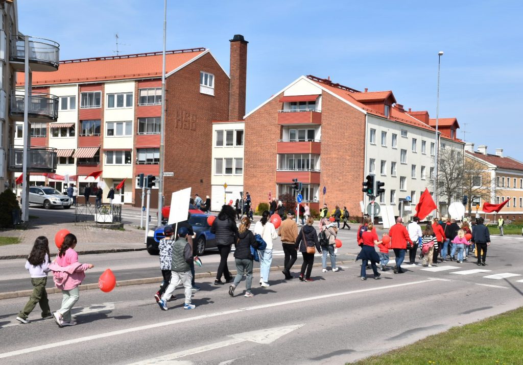 Förstamajtåg i Oskarshamn