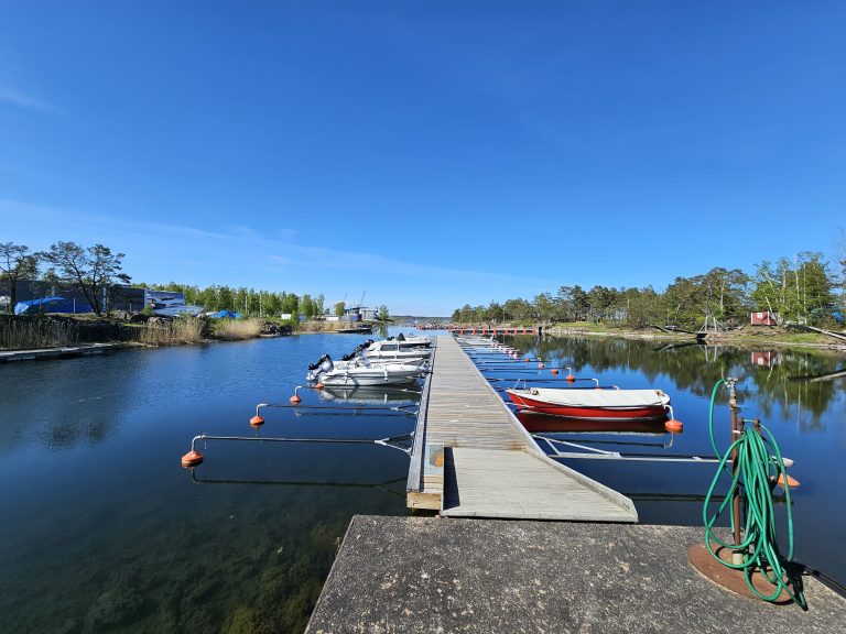 Småbåtshamn vid Gröndalsgatan i Oskarshamn