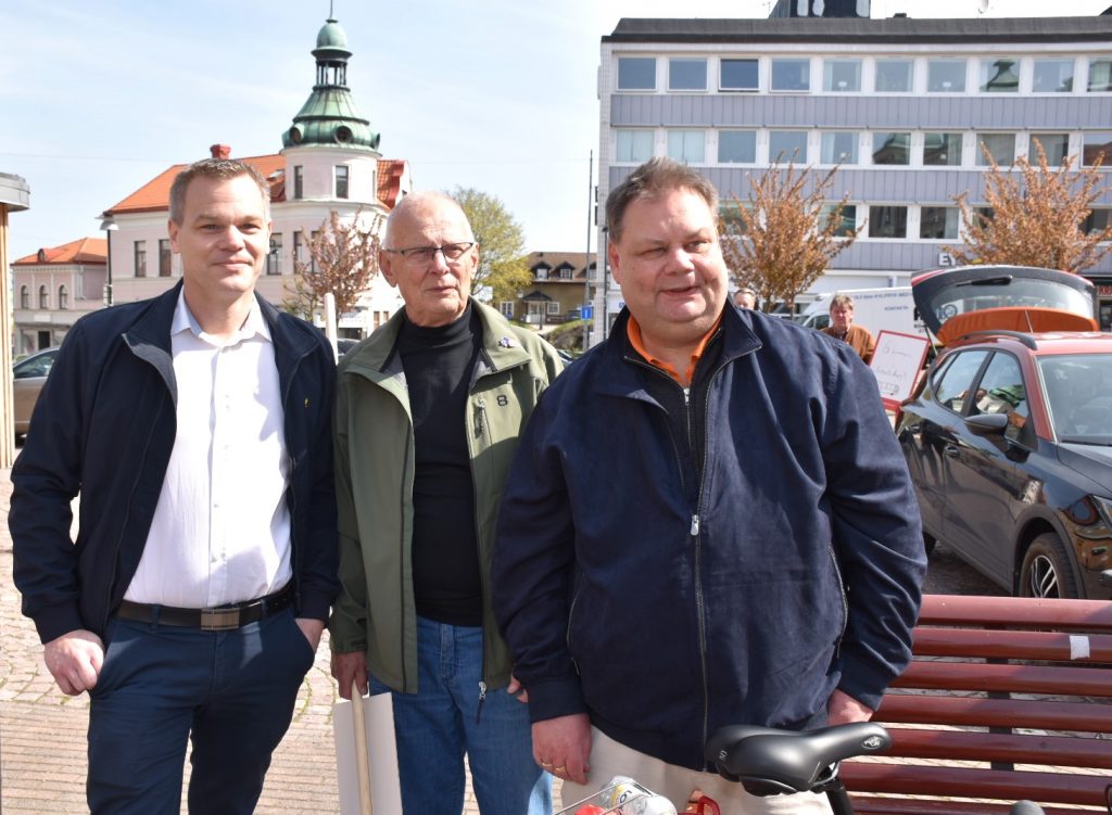 Andreas Erlandsson (S), Torsten Carlsson (S) och Peter Wretlund (S).