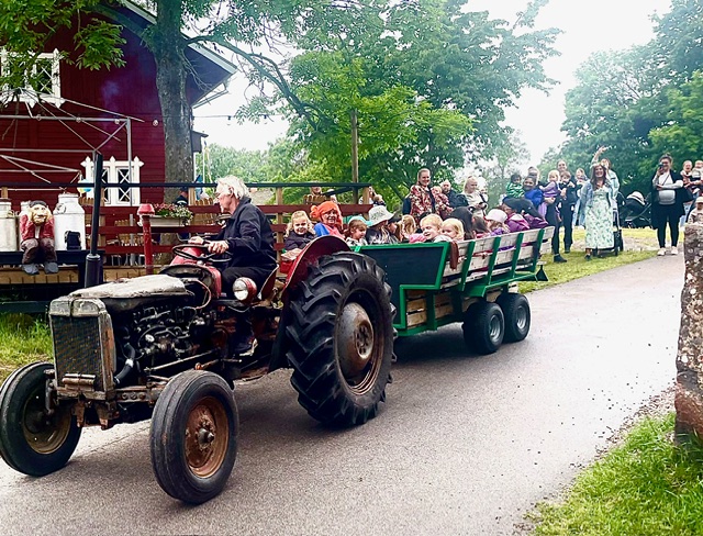 Öppna Förskolan Trollsländans sommarfest på Fallebo Gård i Oskarshamn