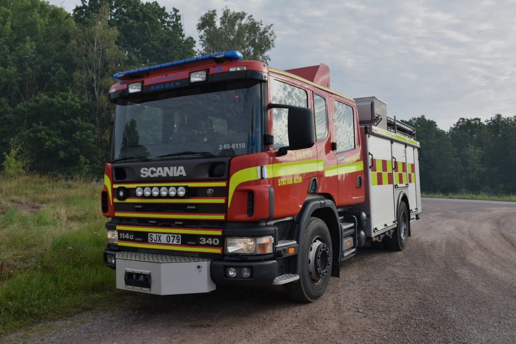 Brandbil, räddningstjänsten sydost