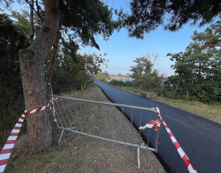 Ernemarpiren i Oskarshamn är avstängd