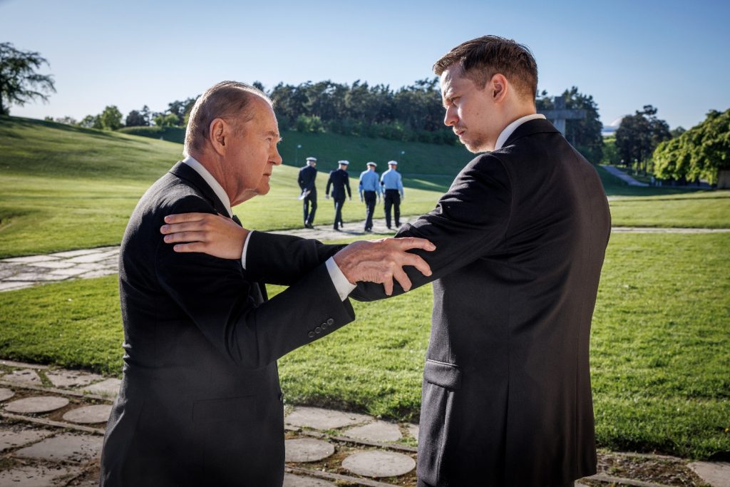 Peter Haber och Valter Skarsgård