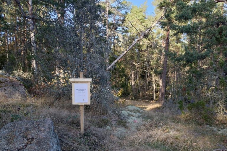 Promenadstig i Vånevk