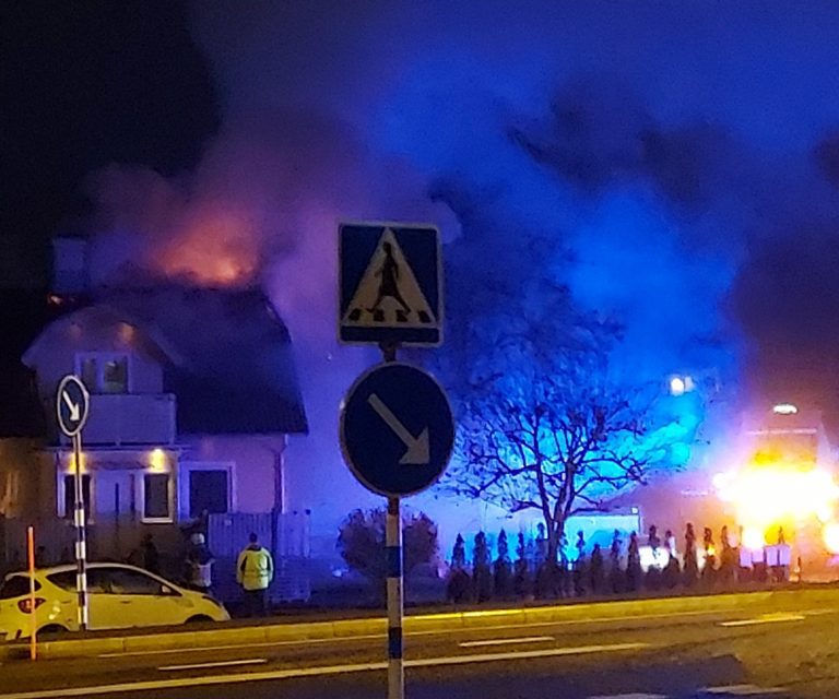 Brand i Oskarshamn