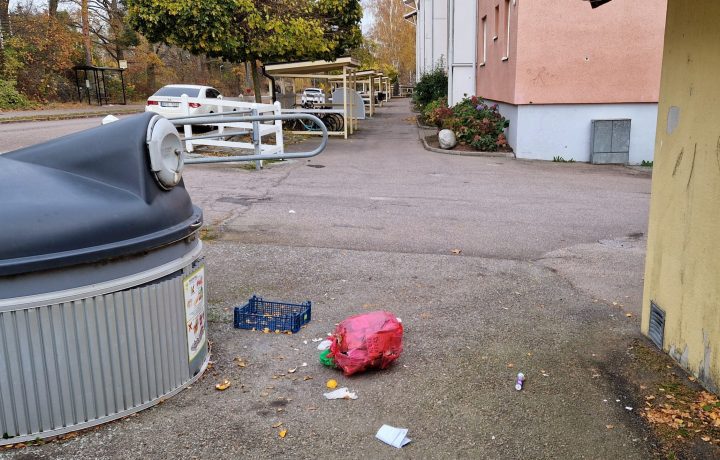 Nedskräpning i Oskarshamn