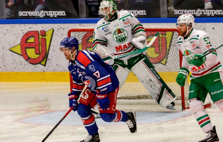 Jonas Engström, IK Oskarshamn, i kvartsfinal mot Rögle BK