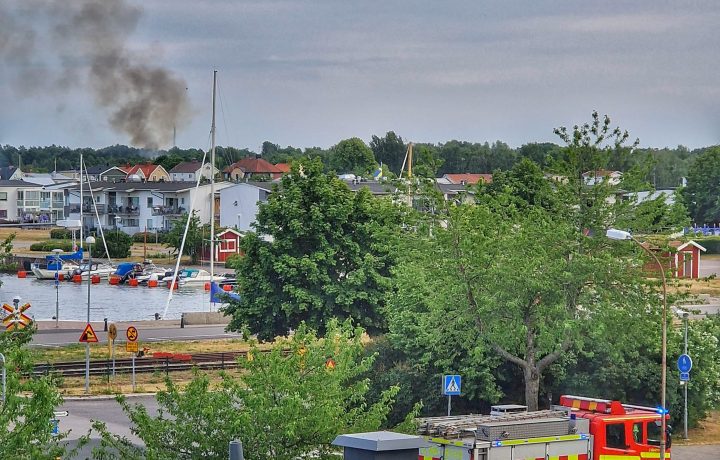 Brand i Mönsterås