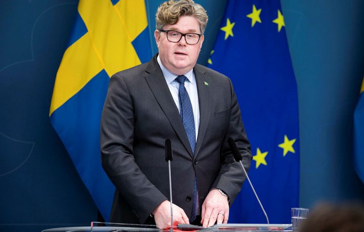 Justitieminister Gunnar Strömmer (M)