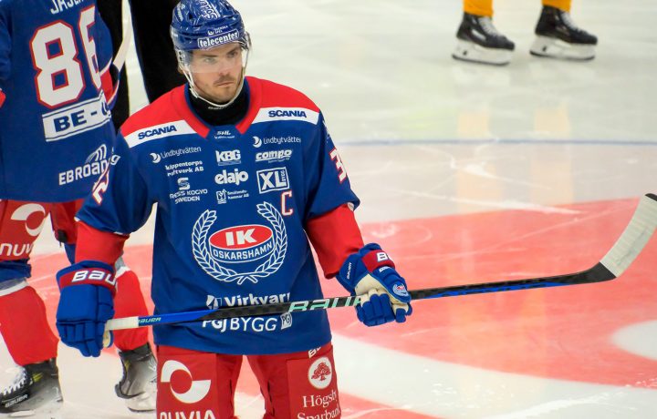 Oscar Engsund, lagkapten i IK Oskarshamn