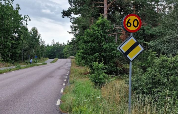 Stångehamnsvägen i Kristineberg i Oskarshamn