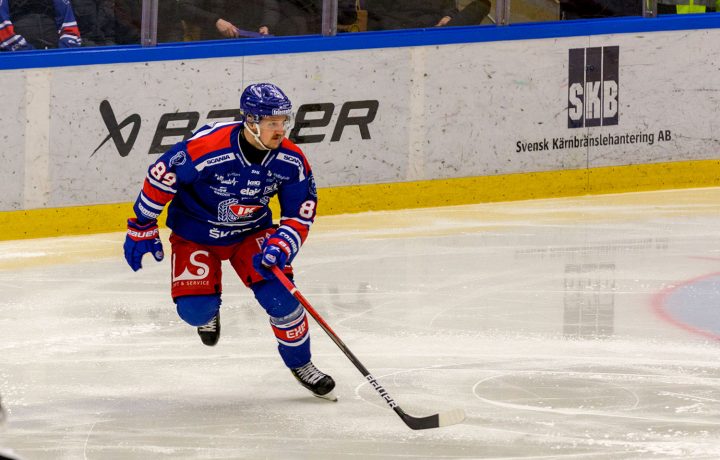 Patrik Karlkvist, IK Oskarshamn, i en slutspelsmatch mot Leksands IF