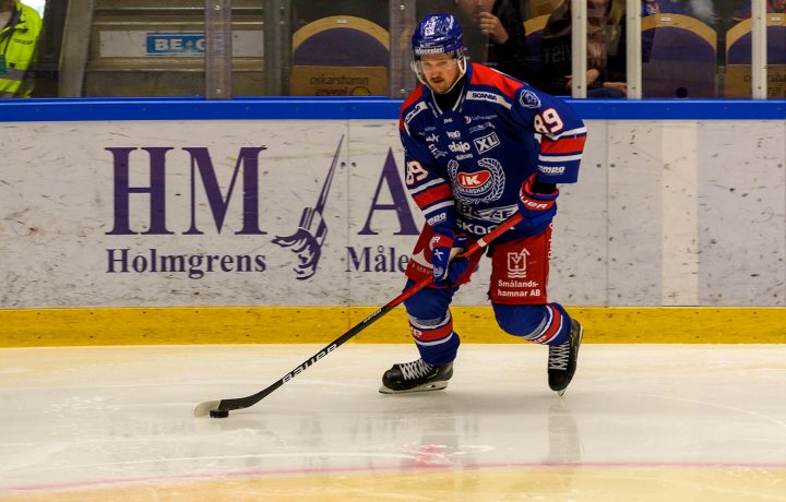 Patrik Karlkvist, IK Oskarshamn, i en slutspelsmatch mot Leksands IF