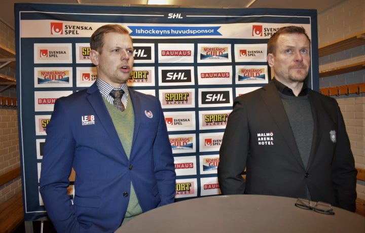 Martin Filander IKO och Joakim Fagervall Malmö IF Redhawks