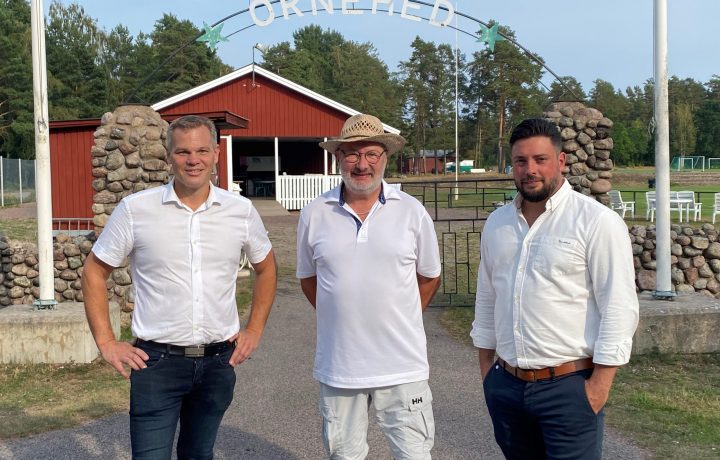 Andreas Erlandsson (S), Roger Ljung (IF Stjärnan) och Lucas Lodge (M)