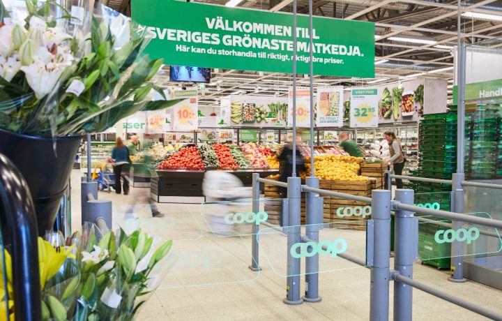 Entré till en Coop-butik